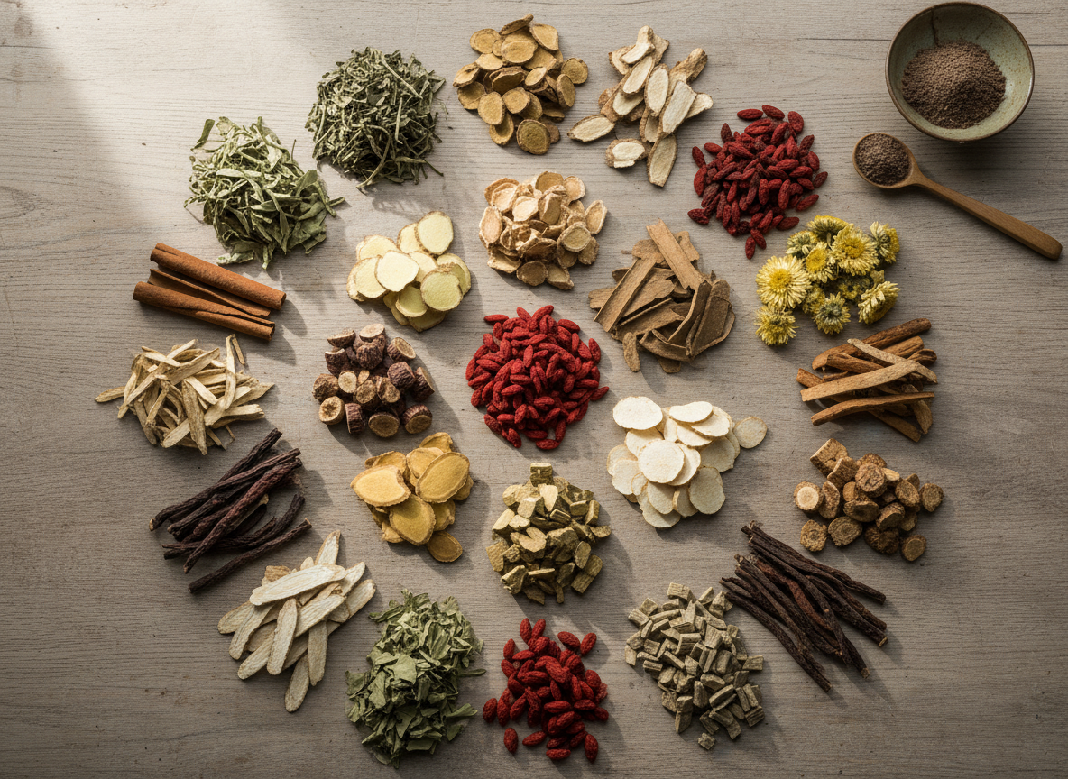 Chinese herbal medicine ingredients and preparations